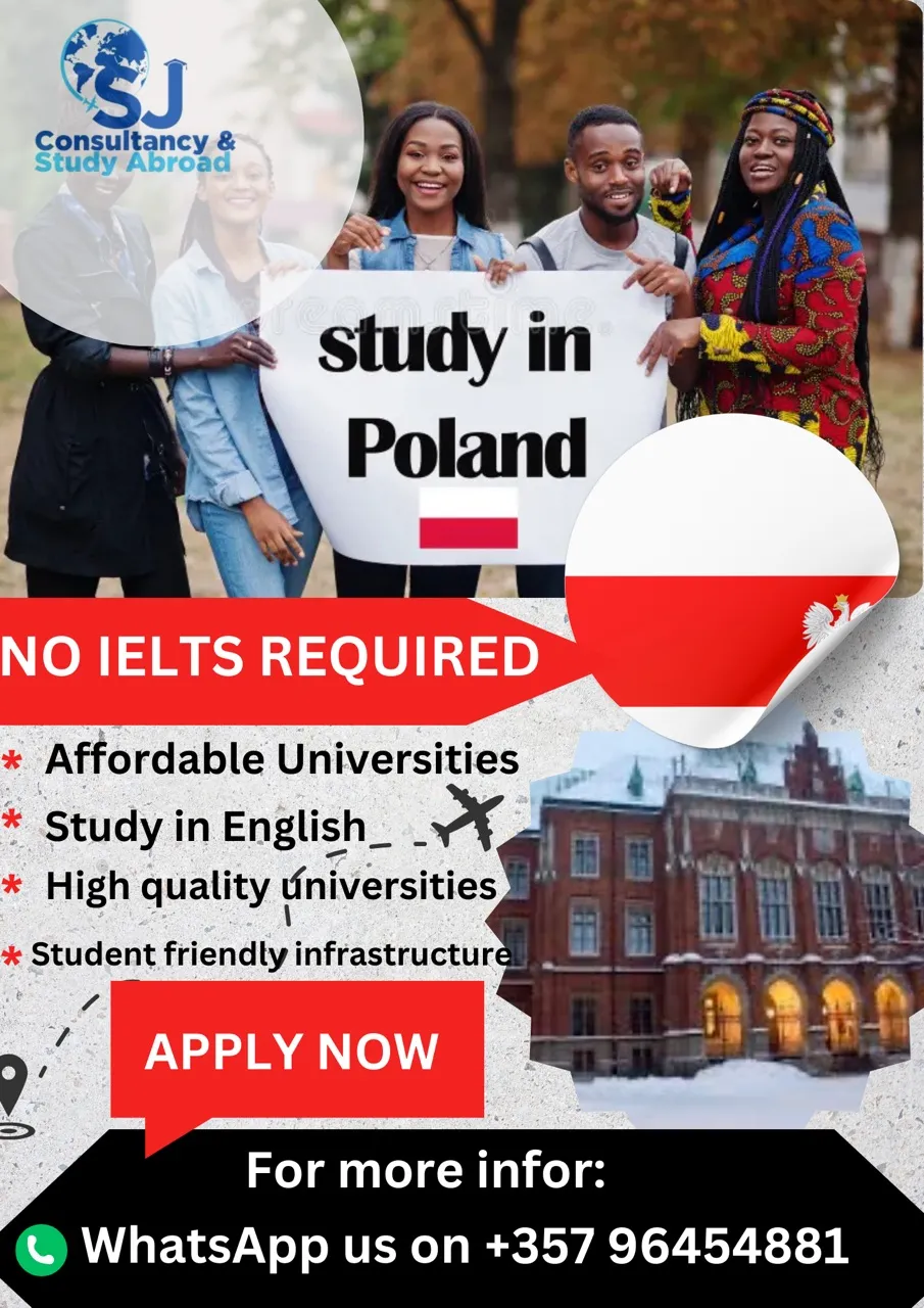 Study in Poland — SJ Consultancy flyer